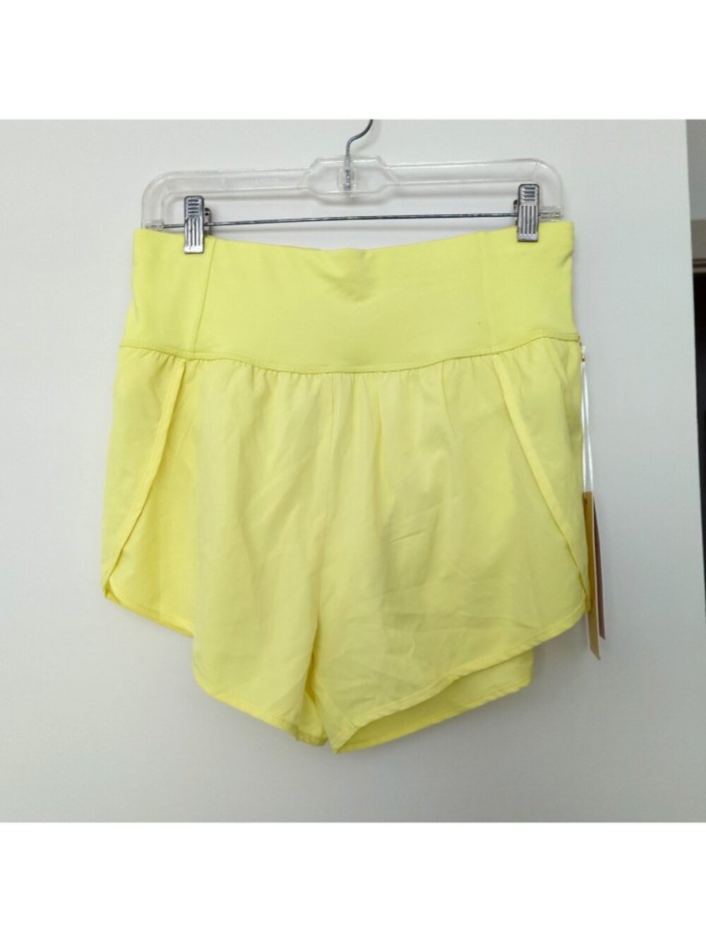 Bright Yellow Women's Athletic Shorts